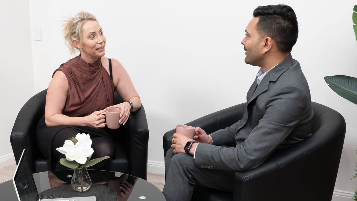 GRIVITY founder Gurdeep Saroa working at his desk, focused on developing a client's marketing strategy.
